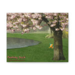 Peeking Duck Canvas Gallery Wrap