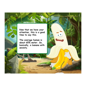 Banana with Anxiety Jigsaw Puzzle