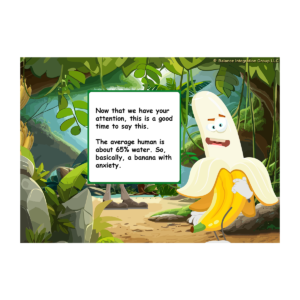Banana in the jungle