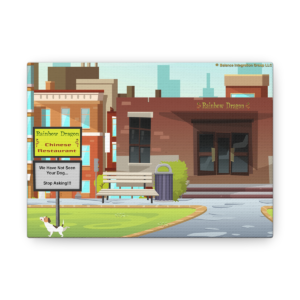 Chinese Restaurant Canvas Wrap 7x5